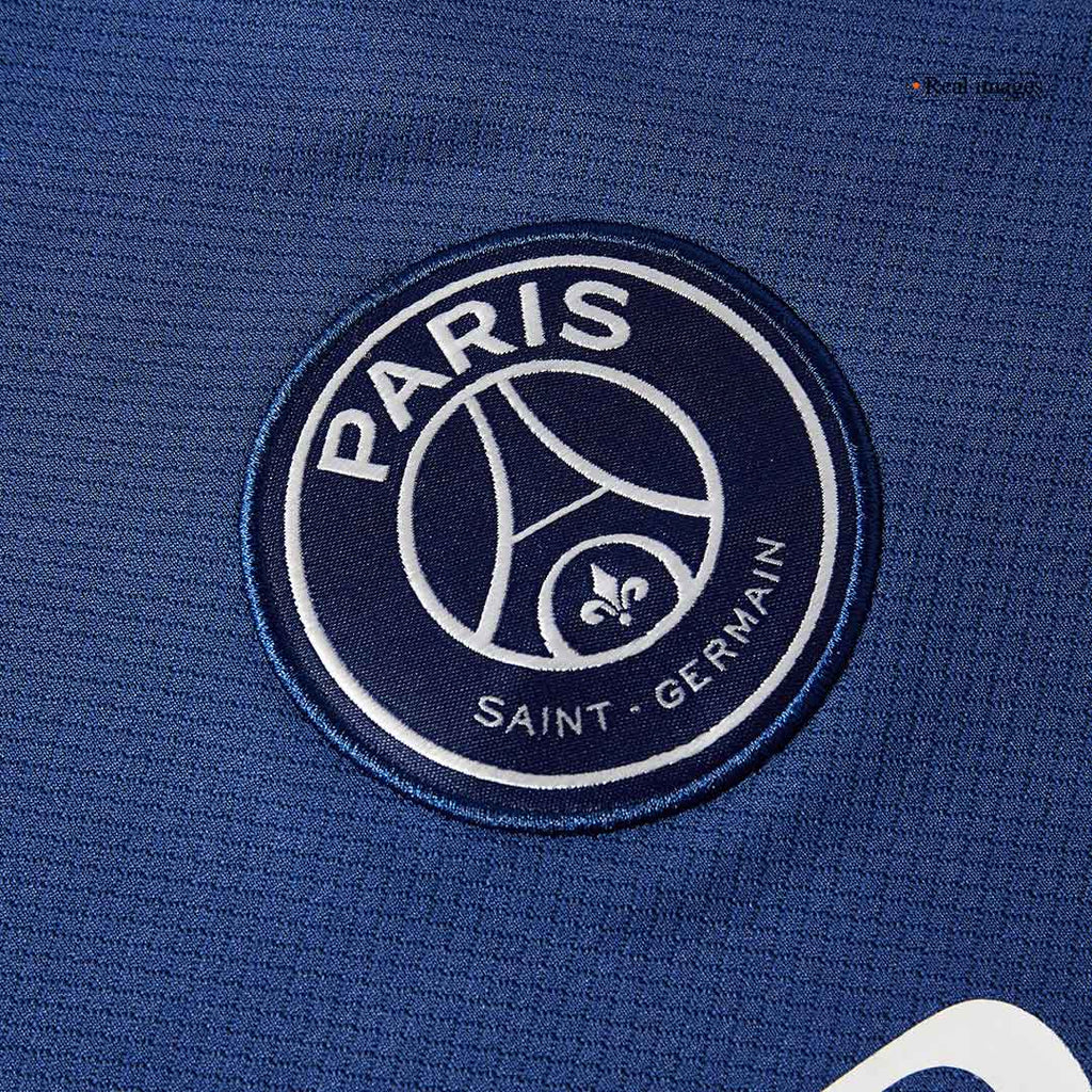 Camiseta de fútbol de manga larga de visitante del PSG 2024/25 azul marino