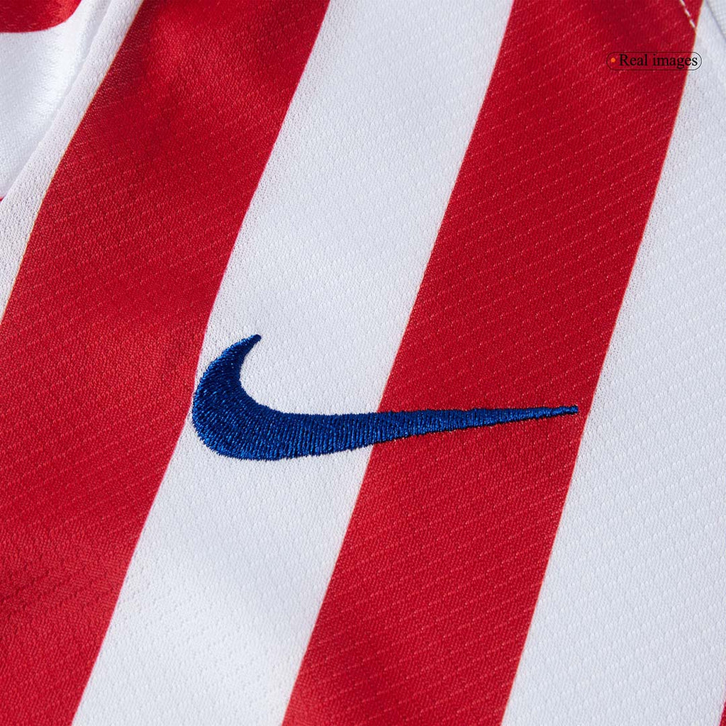 Maillot de football domicile Atlético Madrid pour enfant (maillot, short, chaussettes) 2025/26