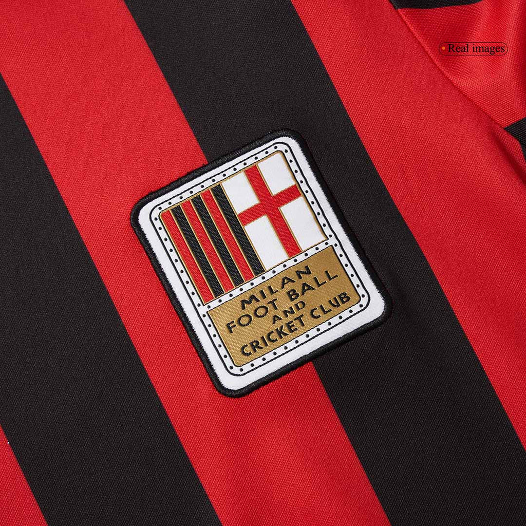 Soccer Kits #125 AC Milan 125th Anniversary Long Sleeve Soccer Jersey 2024/25