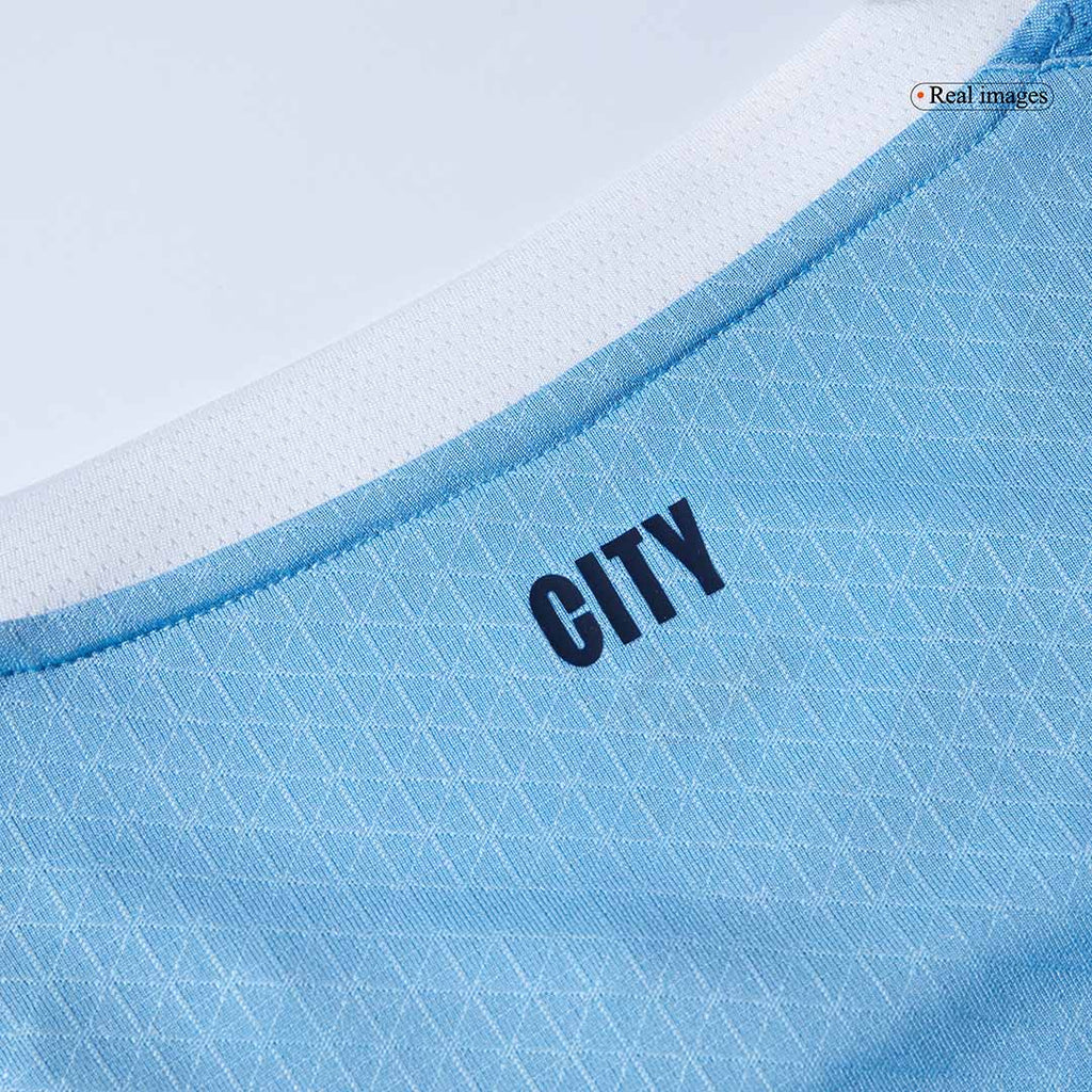 Soccer Kits Authentic RODRIGO #16 Manchester City Home Soccer Jersey 2025/26 Blue - Club World Cup