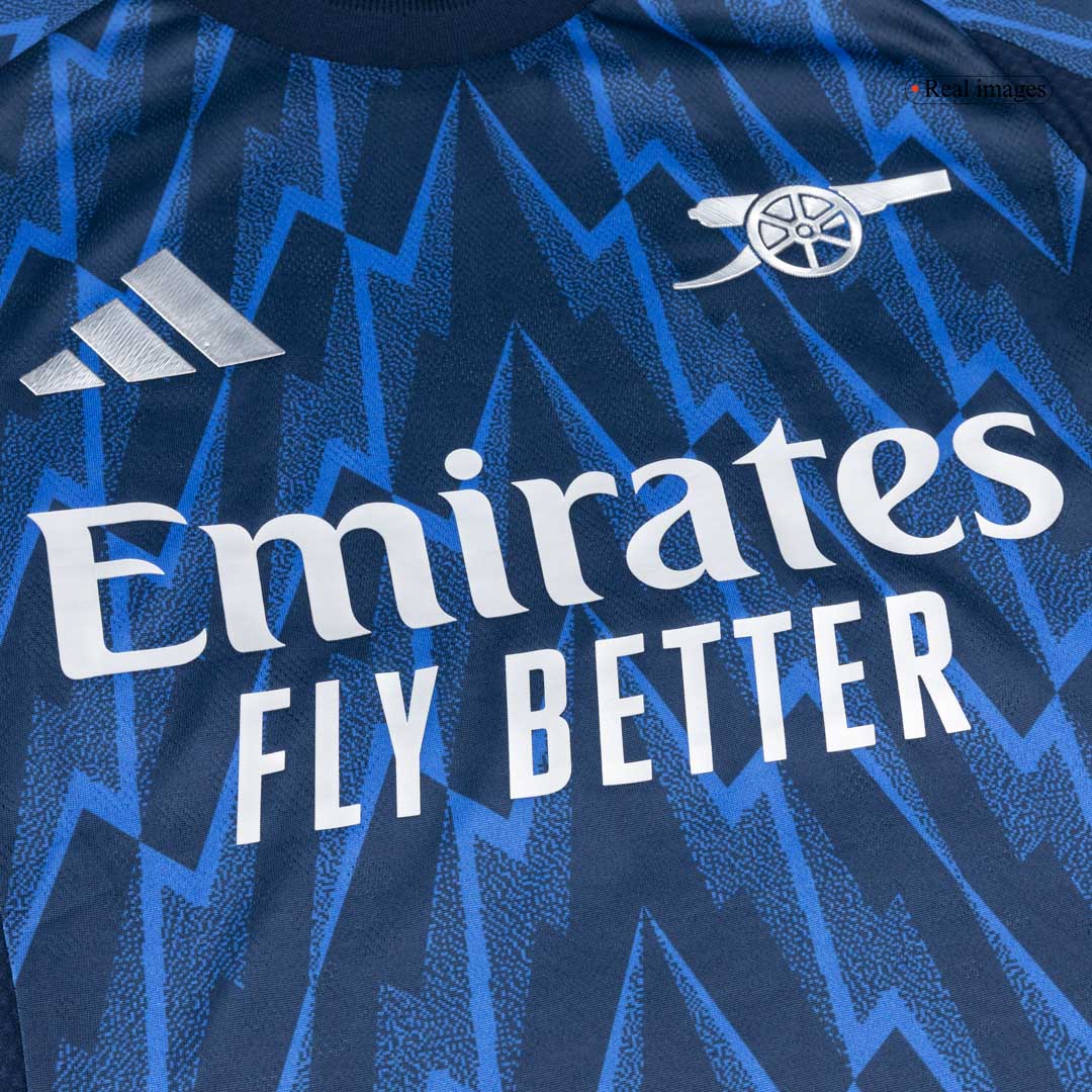 Soccer Kits Authentic SAKA #7 Arsenal Away Soccer Jersey 2025/26 Blue