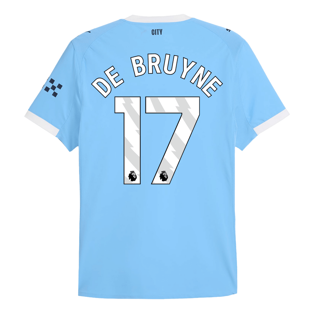 Soccer Kits Authentic DE BRUYNE #17 Manchester City Home Soccer Jersey 2025/26 Blue