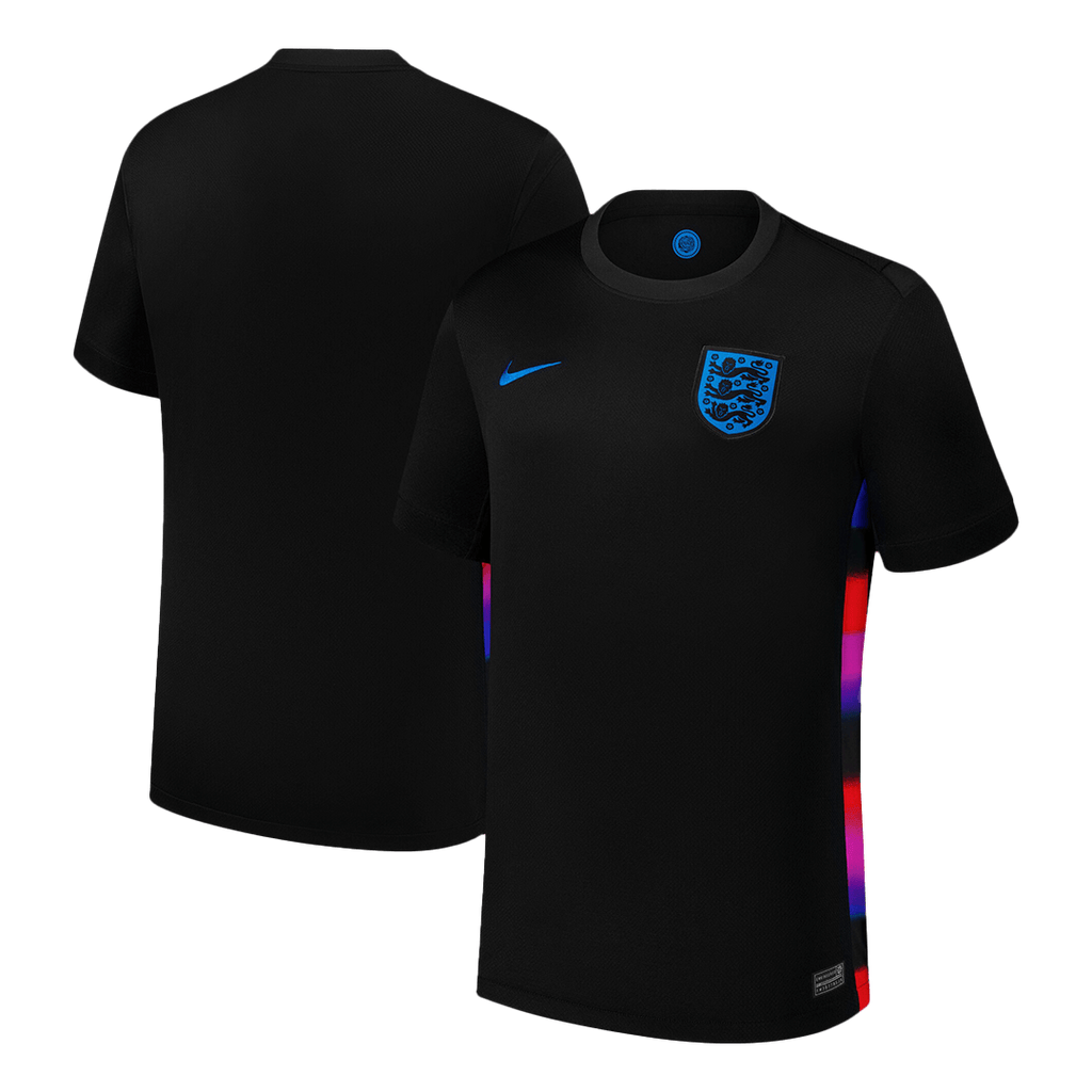 Maillot de football extérieur Angleterre 2025 Noir - Euro féminin