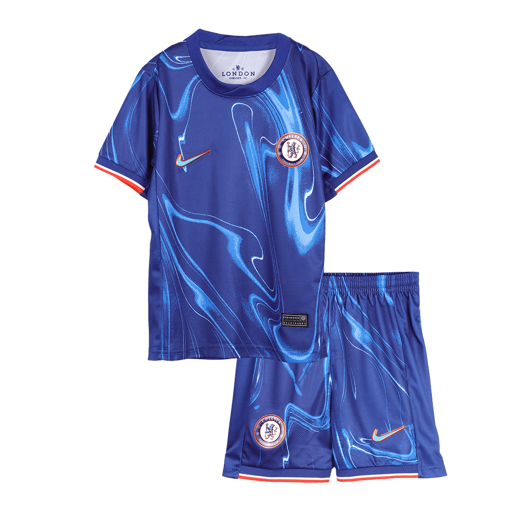 Camiseta de fútbol local del Chelsea para niños (camiseta y pantalón corto) 2024/25