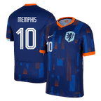 Maillot de football extérieur MEMPHIS #10 Pays-Bas Euro 2024