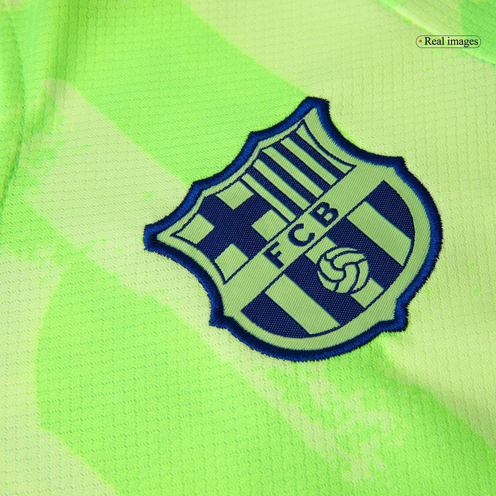 Maillots de football personnalisés pour enfants Barcelone 2024/25