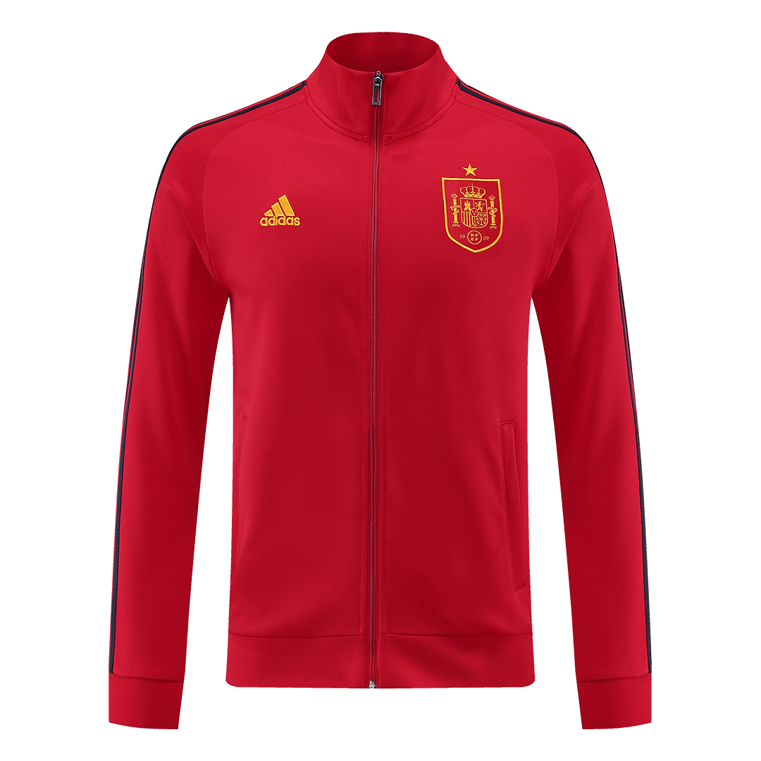 Equipaciones de fútbol: Chaqueta de entrenamiento de España (chaqueta y pantalón) 2022/23