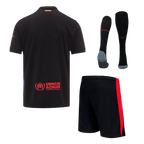 Soccer Kits Barcelona Away Soccer Jersey Kit(Jersey+Shorts+Socks) 2024/25