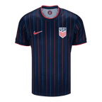 Camiseta de fútbol visitante USMNT 2025 azul marino