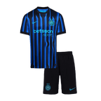 Kit de fútbol para niños: camiseta local del Inter de Milán (camiseta y pantalón corto) 2025/26, azul y negro