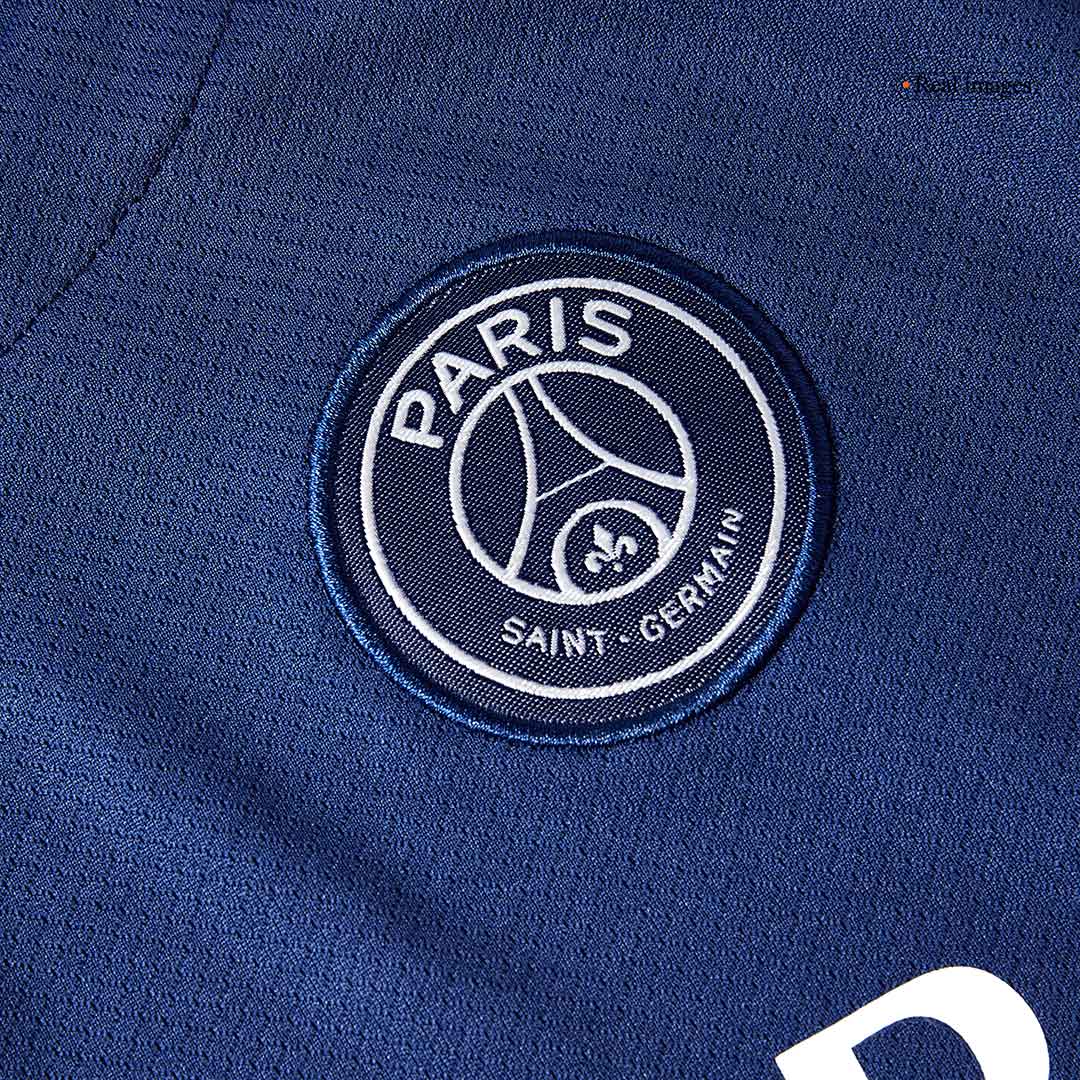 Camiseta de fútbol infantil de visitante del PSG (camiseta y pantalón corto) 2024/25, color azul marino