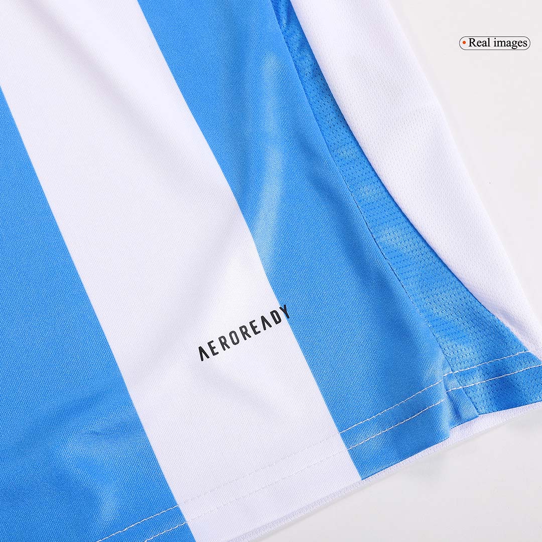 Maillot de football domicile Argentine pour enfant (maillot, short, chaussettes) Copa America 2024