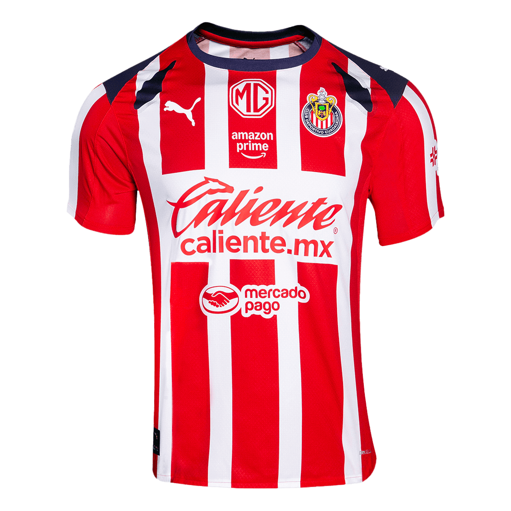 Soccer Kits Chivas Home Soccer Jersey 2025/26 Red&White