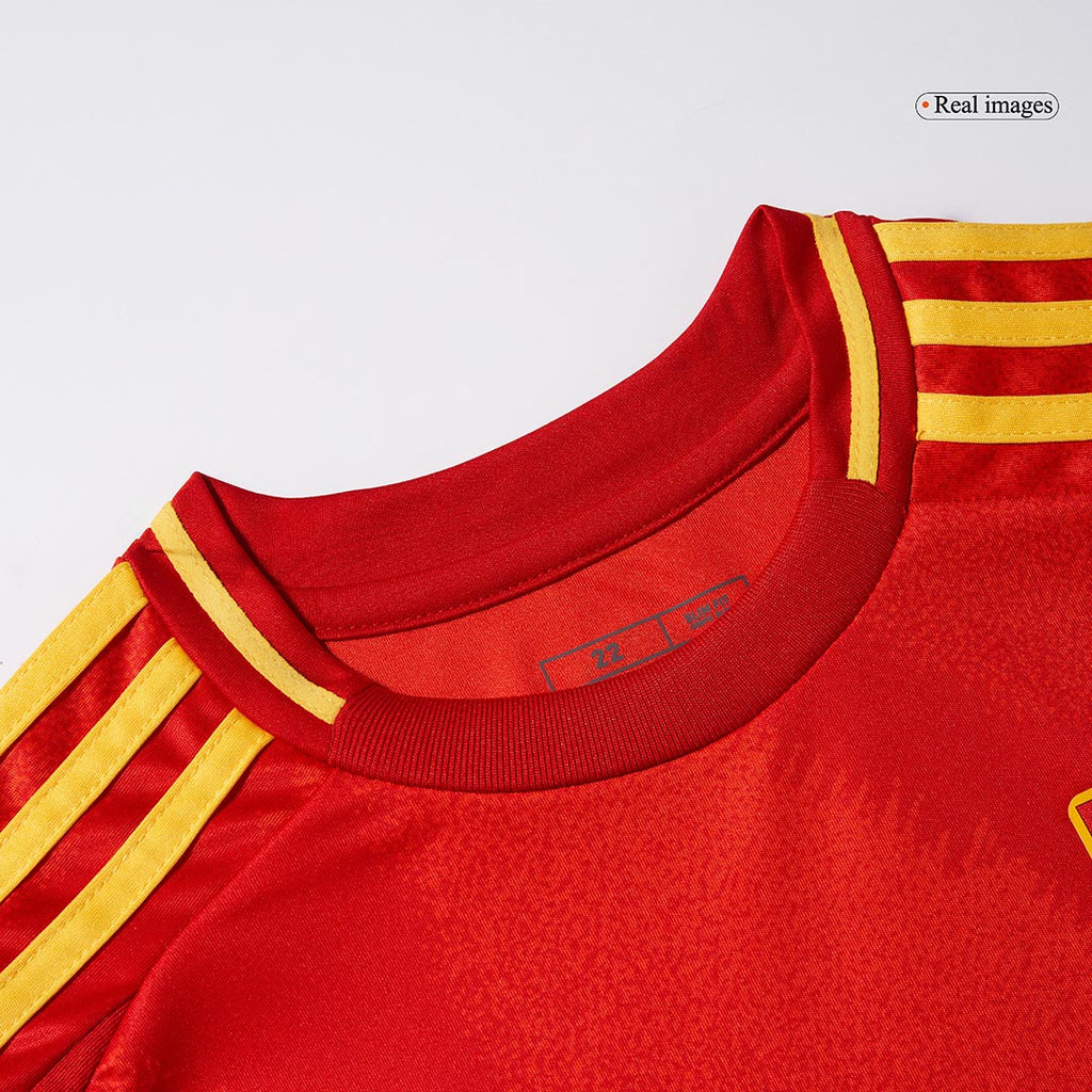 Kits de fútbol para niños: Camiseta local de España (camiseta, pantalón corto y calcetines) para la Eurocopa 2024