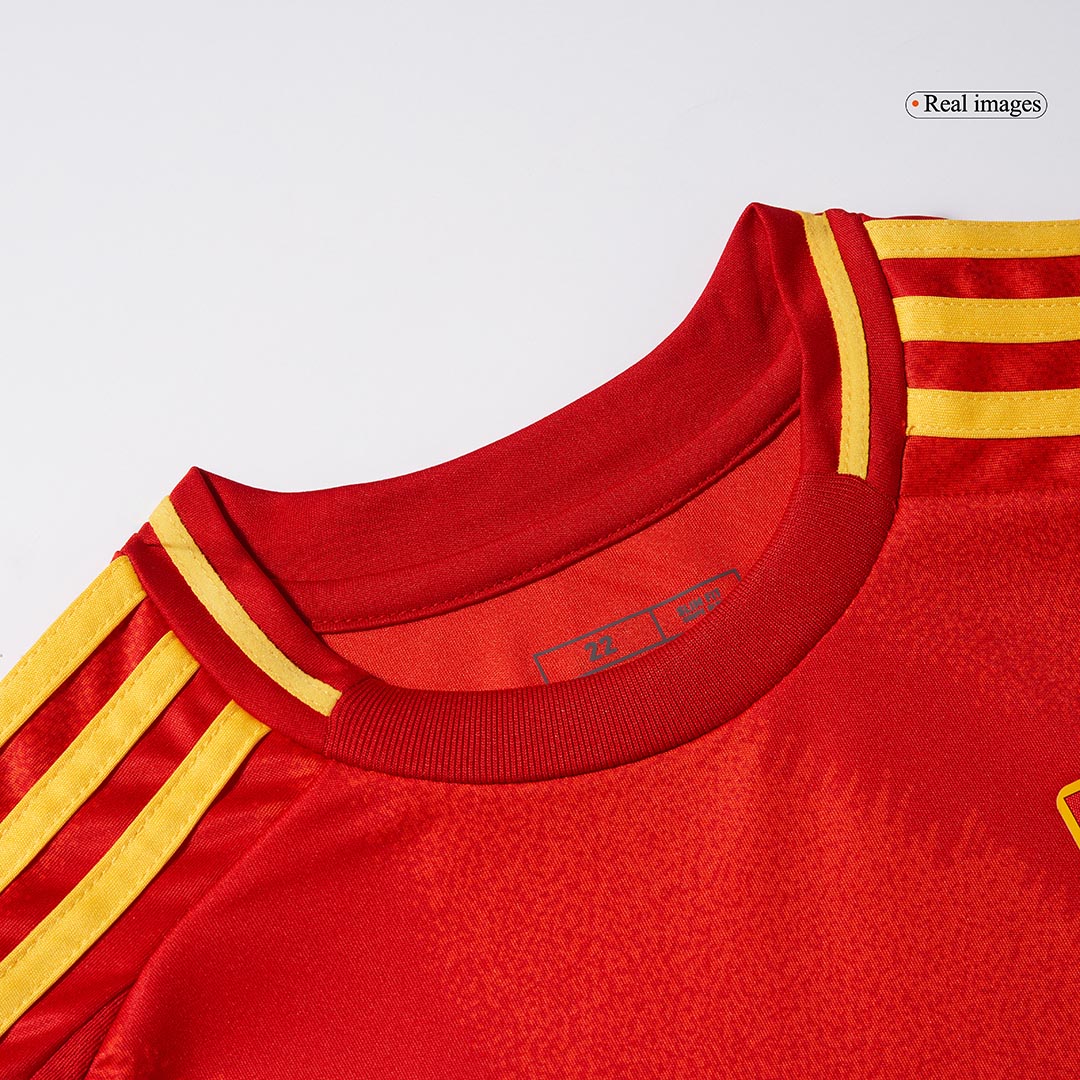 Maillot de football Espagne domicile pour enfant (maillot, short, chaussettes) Euro 2024