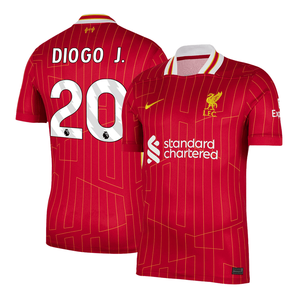 Maillot de football Domicile Liverpool DIOGO J. #20 2024/25 Rouge