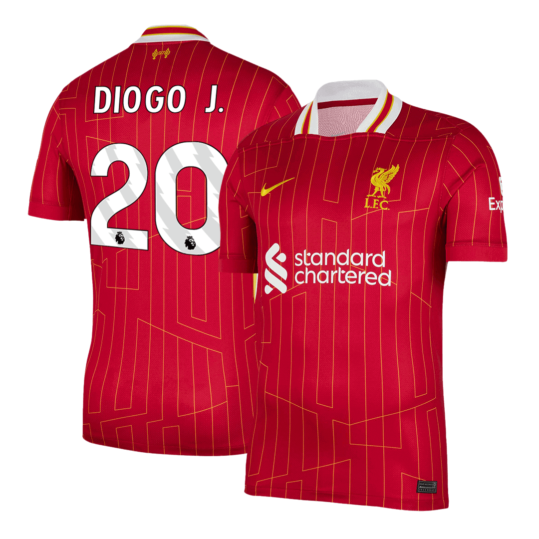Maillot de football Domicile Liverpool DIOGO J. #20 2024/25 Rouge