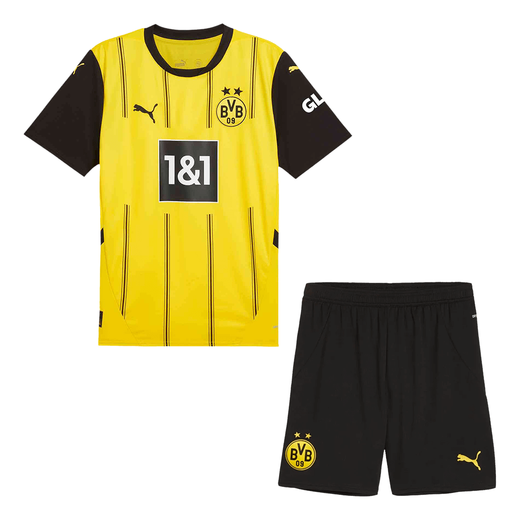 Soccer Kits Borussia Dortmund Home Soccer Jersey Kit(Jersey+Shorts) 2024/25