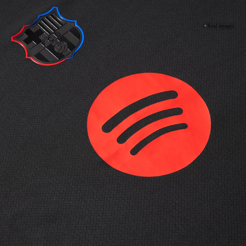 Soccer Kits Barcelona Away Soccer Jersey 2024/25 - Spotify Logo Without Text