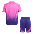 Kits de fútbol: Camiseta de fútbol visitante de Alemania para niños (camiseta y pantalones cortos) Eurocopa 2024