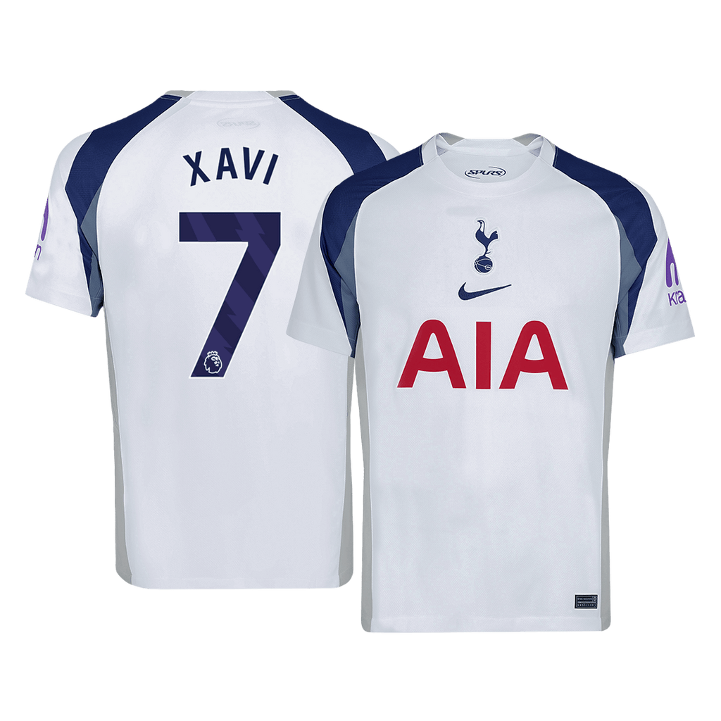 Soccer Kits XAVI #7 Tottenham Hotspur Home Soccer Jersey 2025/26 White