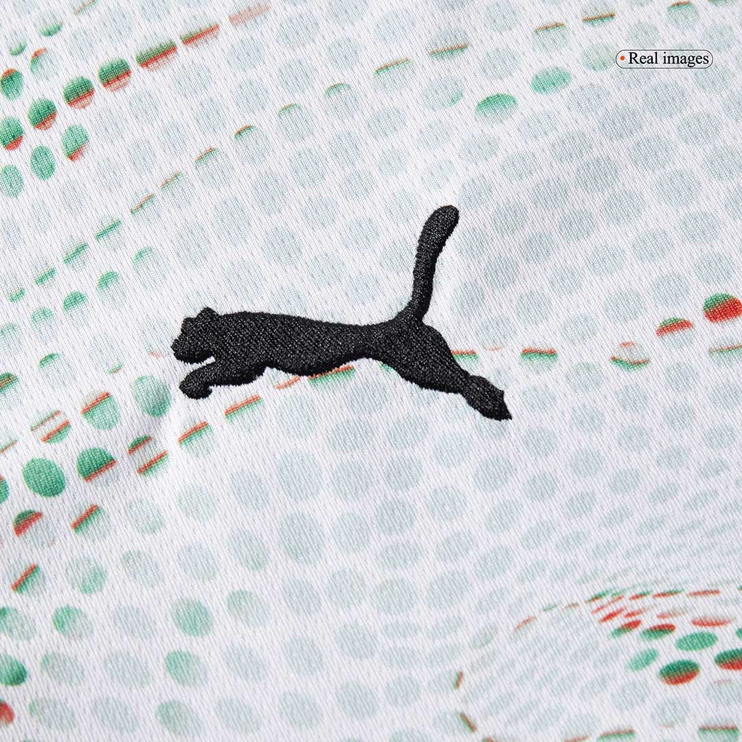 Camiseta de fútbol de Portugal de manga larga para visitante 2025, blanca