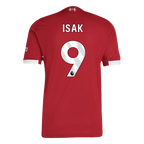 Maillot de football ISAK #9 Authentic Liverpool Domicile 25/26 Rouge