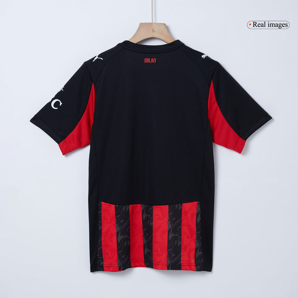 Maillot de football MODRIĆ #14 AC Milan Domicile 2025/26 Rouge et Noir