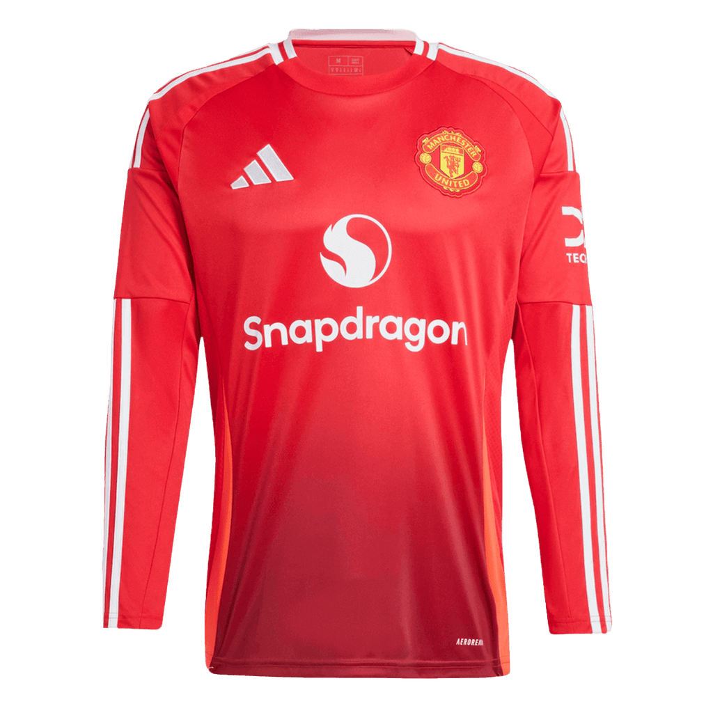 Maillot de football à manches longues Manchester United Domicile 2024/25