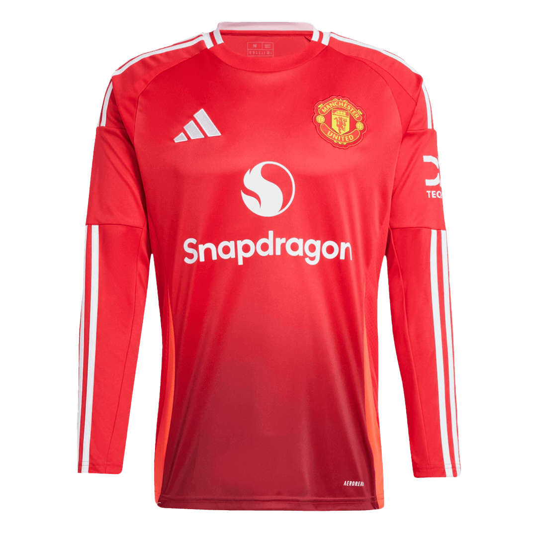 Maillot de football à manches longues Manchester United Domicile 2024/25