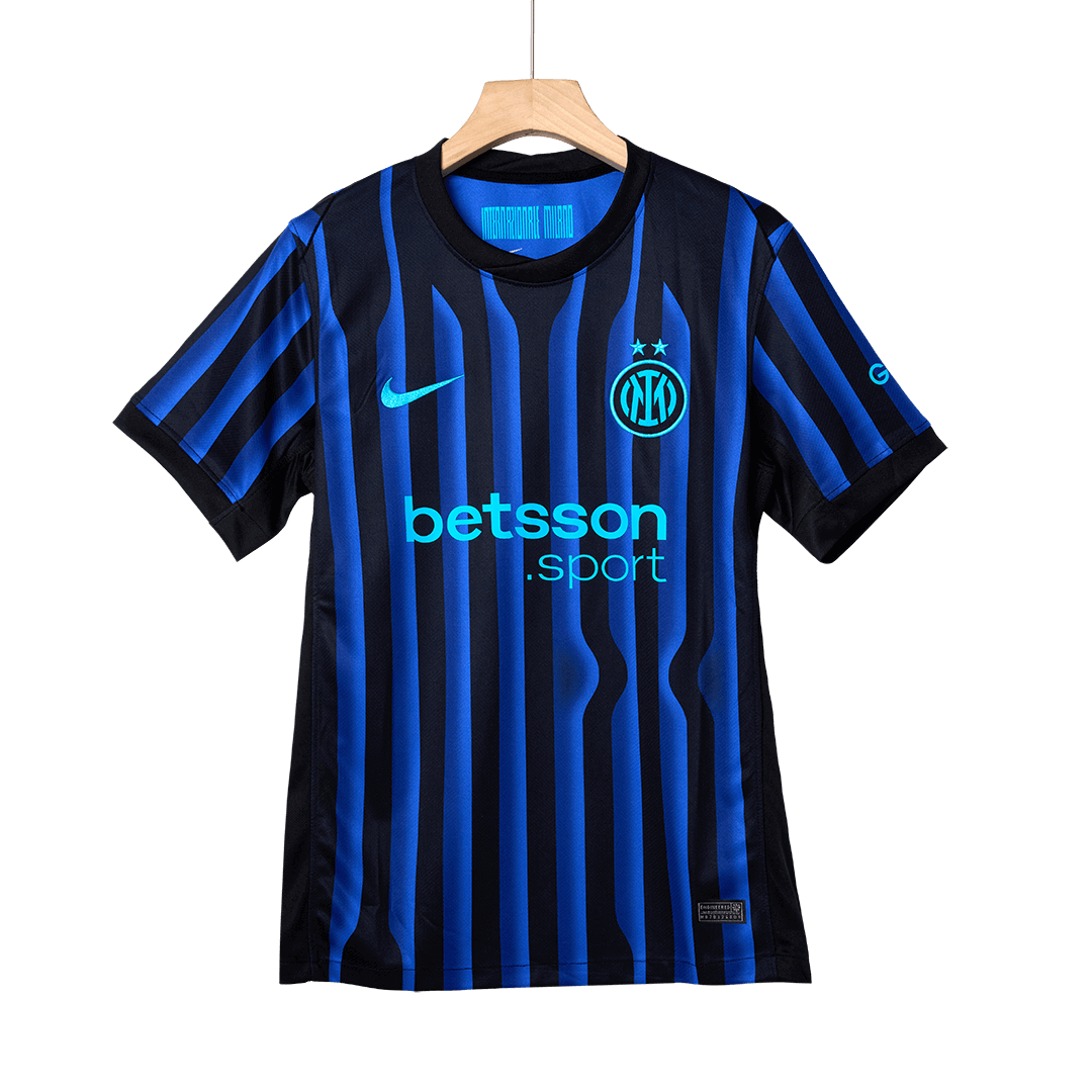 Maillot de football LAUTARO #10 Inter Milan Domicile 2025/26 Bleu et Noir