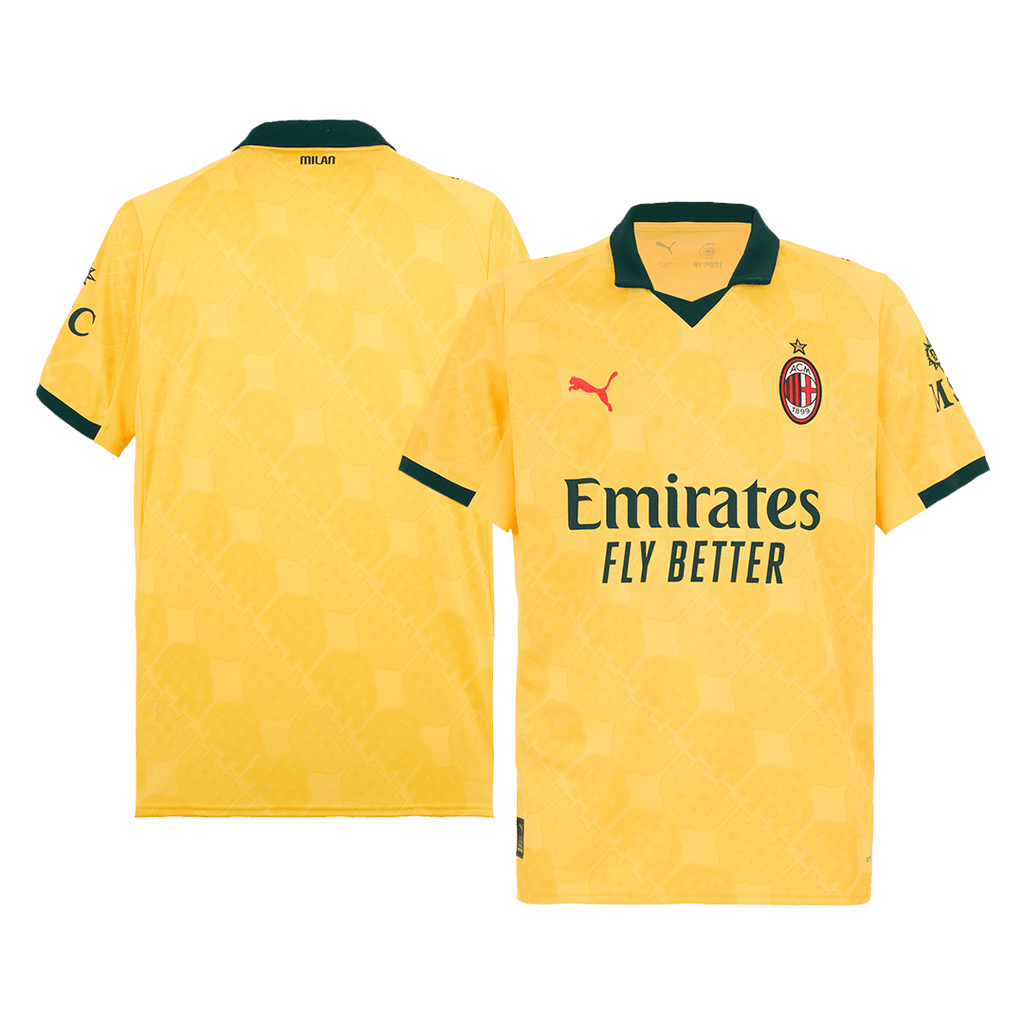 Soccer Kits AC Milan Third Away Soccer Jersey 2025/26 Yellow