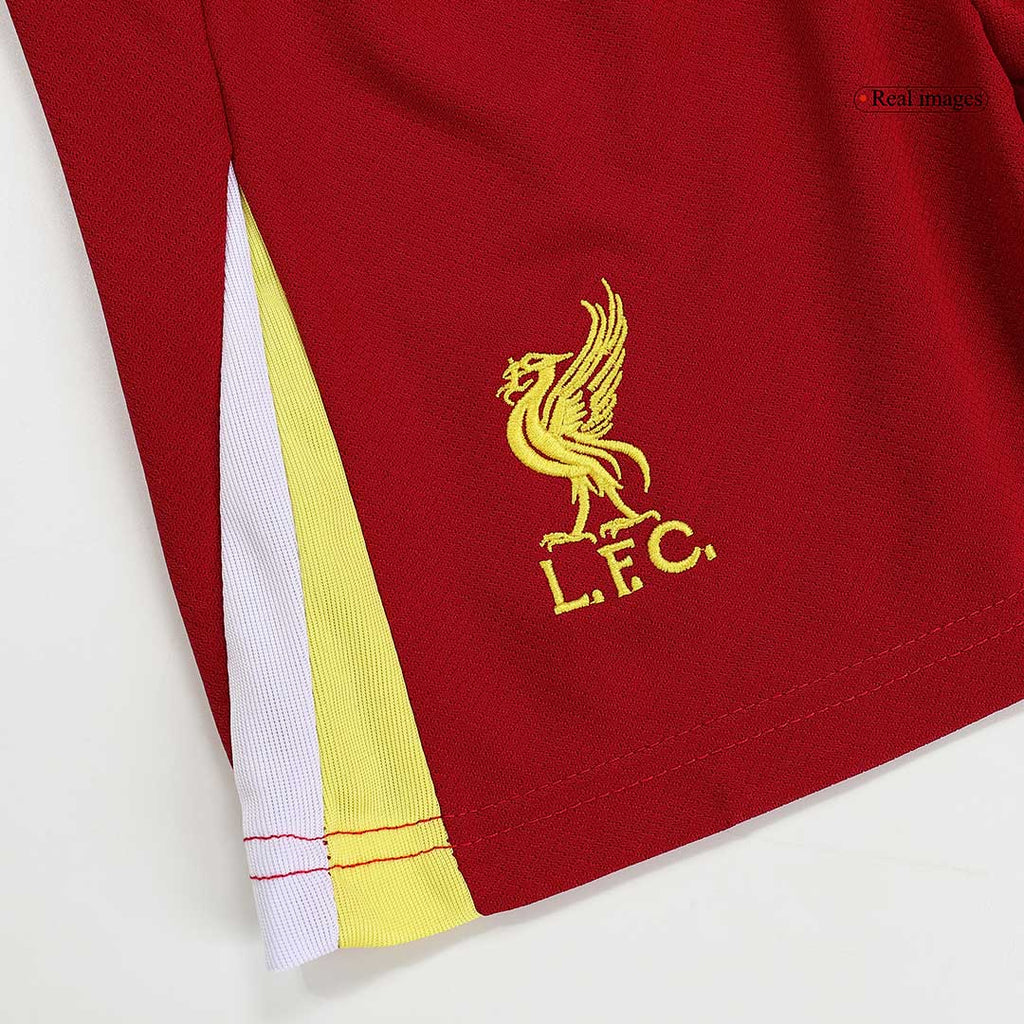 Maillots de football Liverpool Domicile Enfant Pas Cher 2024/25 (Maillot + Short + Chaussettes)