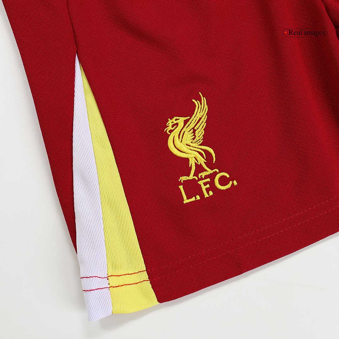 Maillots de football Liverpool Domicile Enfant Pas Cher 2024/25 (Maillot + Short + Chaussettes)