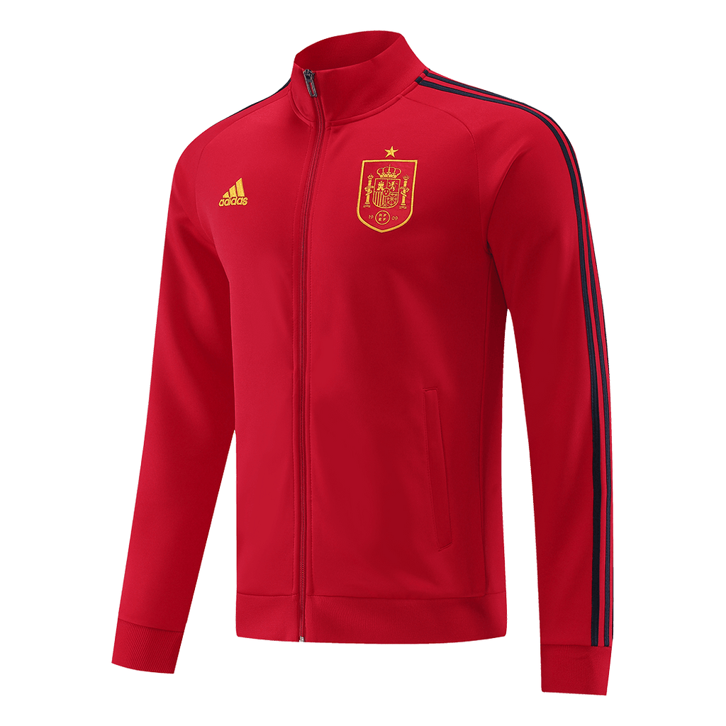 Equipaciones de fútbol: Chaqueta de entrenamiento de España (chaqueta y pantalón) 2022/23