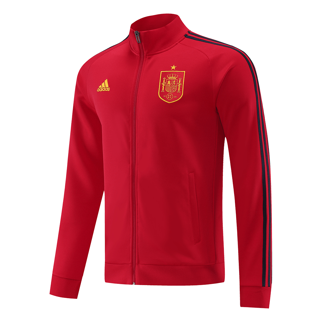 Equipaciones de fútbol: Chaqueta de entrenamiento de España (chaqueta y pantalón) 2022/23