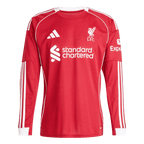 Maillot de football Liverpool Domicile Manches Longues 25/26 Rouge