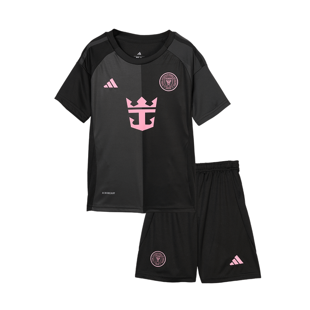 Kits de fútbol para niños: camiseta de visitante del Inter Miami CF (camiseta y pantalones cortos) 2025