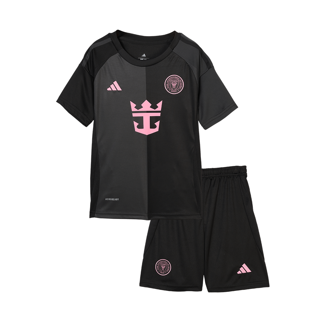 Kits de fútbol para niños: camiseta de visitante del Inter Miami CF (camiseta y pantalones cortos) 2025