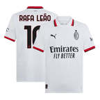 Kits de football RAFA LEÃO #10 Maillot de football extérieur de l'AC Milan 2024/25