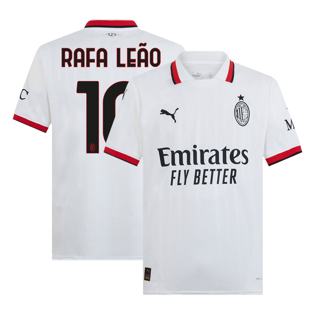 Equipaciones de fútbol RAFA LEÃO #10 Camiseta de fútbol visitante del AC Milan 2024/25