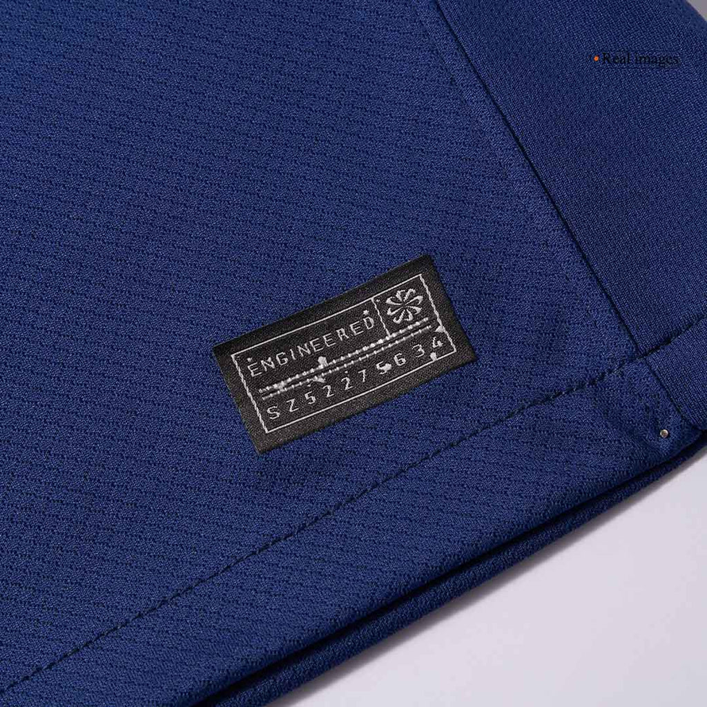 Maillot de football O. DEMBÉLÉ #10 PSG Extérieur 2024/25 Bleu marine - UCL