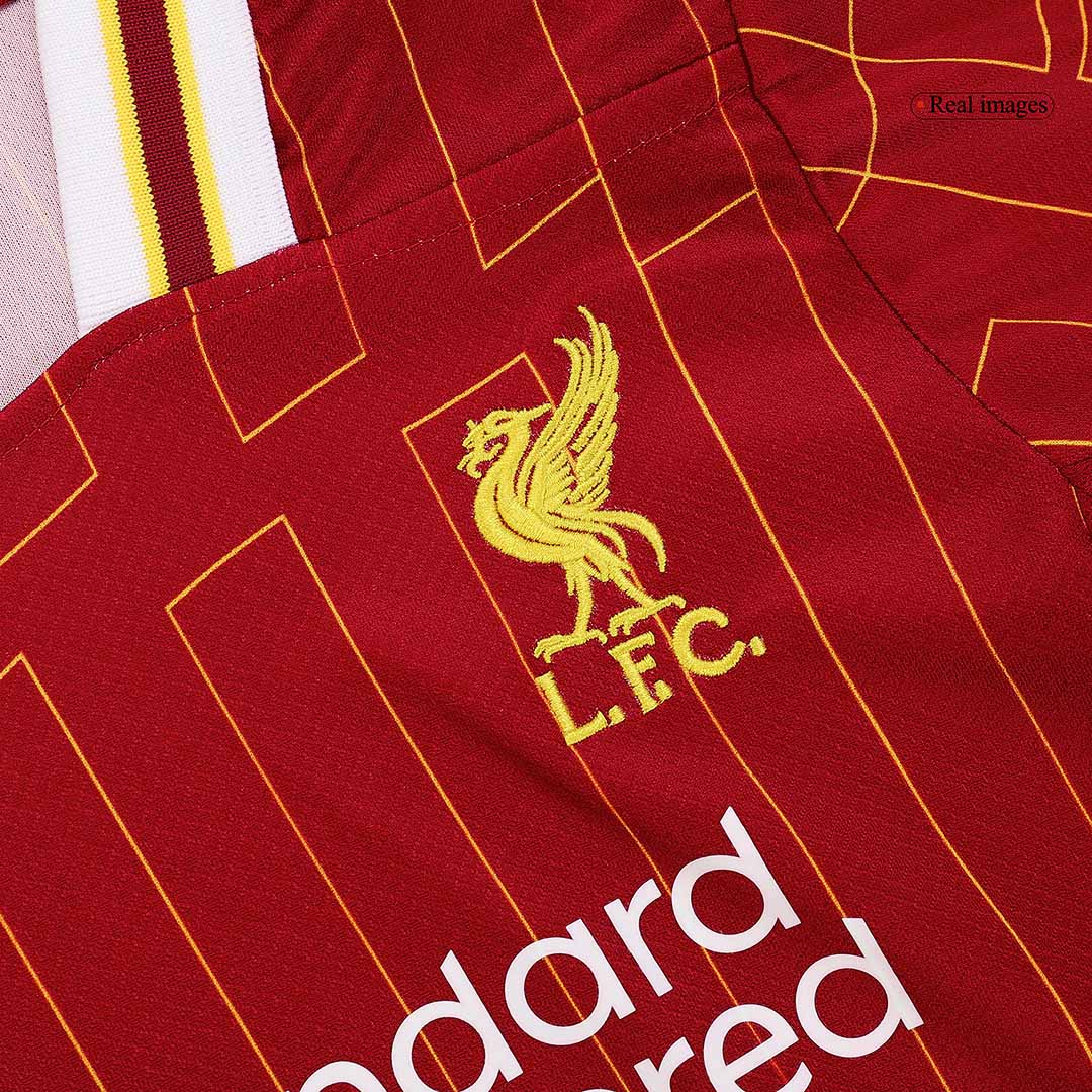 Maillots de football Liverpool Domicile Enfant Pas Cher 2024/25 (Maillot + Short + Chaussettes)