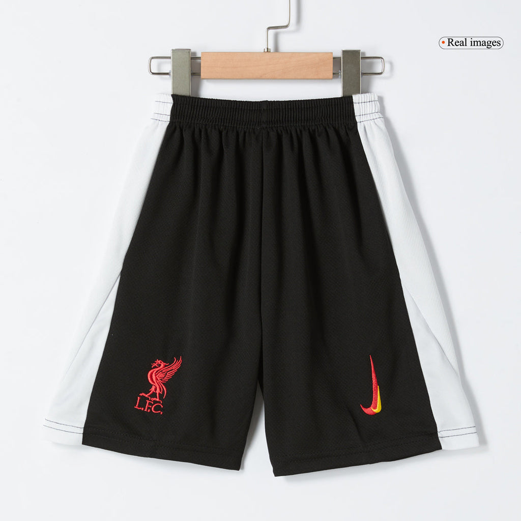 Maillots de football Liverpool pas chers pour enfant, troisième maillot extérieur 2024/25 (maillot + short)