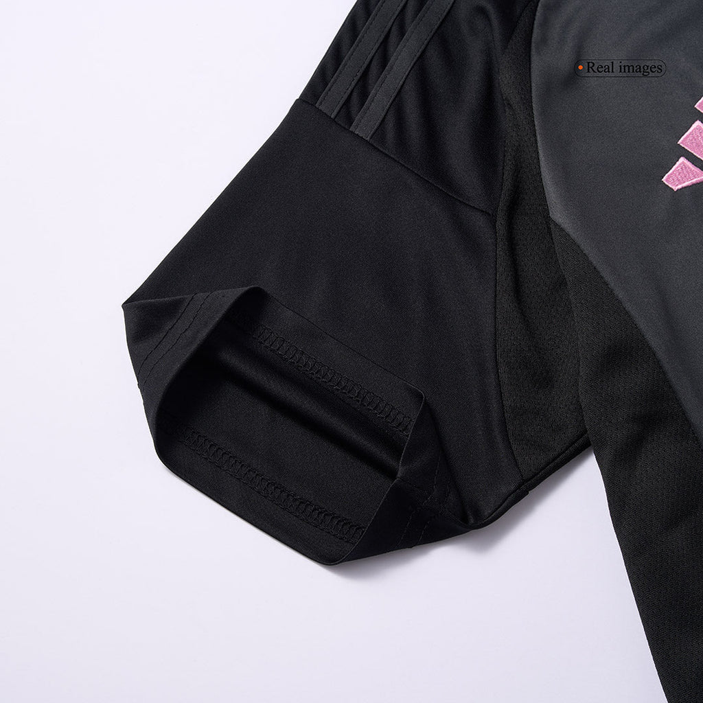 Maillot de football extérieur DE PAUL #7 Inter Miami 2025 Noir et gris