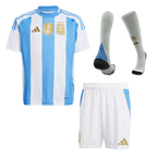 Maillot de football Argentine domicile pour enfant (maillot, short, chaussettes) 2024