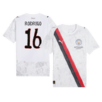 Maillot de football Rodrigo #16 Manchester City KidSuper 2025/26 Blanc - Coupe du Monde des Clubs