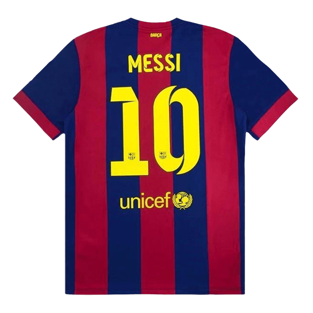 Camiseta de fútbol retro Messi #10 2014/15 del Barcelona 