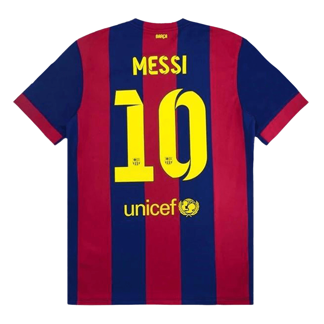 Camiseta de fútbol retro Messi #10 2014/15 del Barcelona 