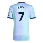 Camiseta de fútbol de visitante SAKA #7 del Arsenal 2024/25